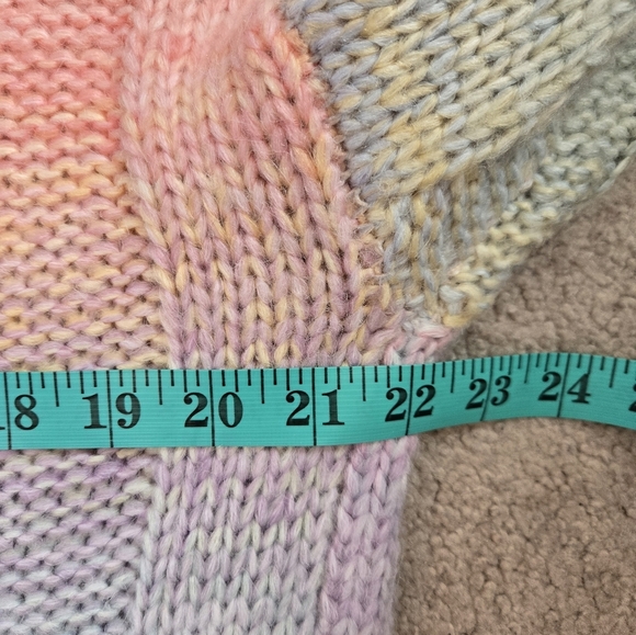 RAGA NWT Pastel Multicolor Knit Women's Sweater. Size Relaxed XS - Picture 9 of 10